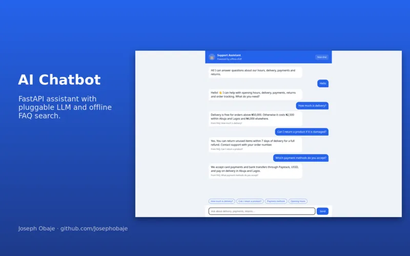 AI Chatbot Assistant screenshot