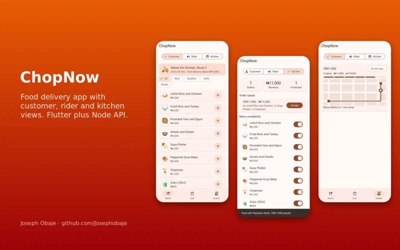 Food Delivery App screenshot