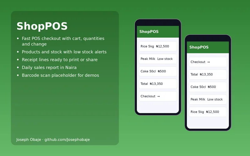 POS and Inventory App screenshot
