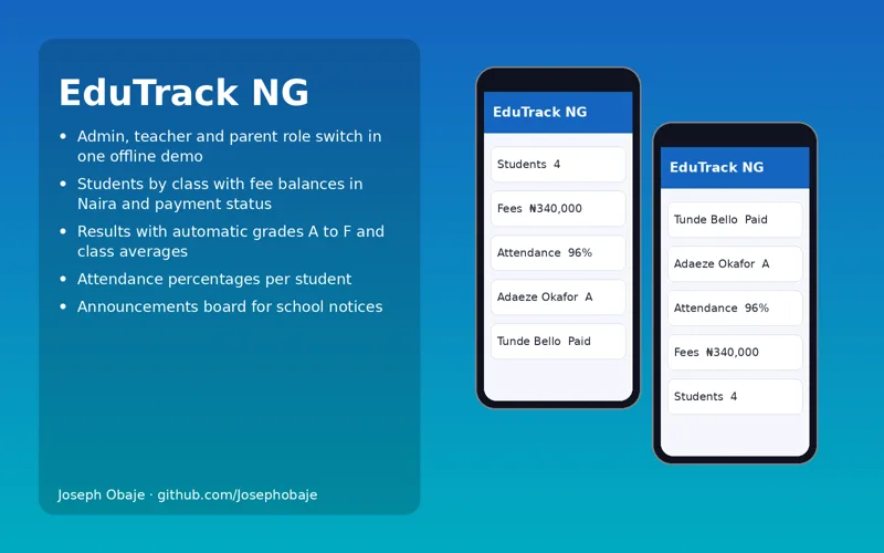 School Management App screenshot